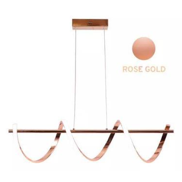 Imagem de Luminária Pendente LED Espiral Moderno Sala Quarto 4000K - NITROLUX, R