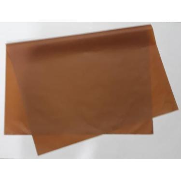 Imagem de Papel de seda 50x70 caramelo 100% ac169  - pacote com 100 folhas - ART