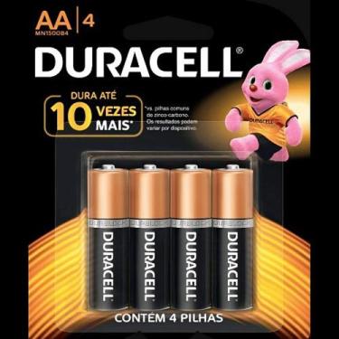 Imagem de Pilha Alcalina AA Duracell 1.5V - 4 unidades
