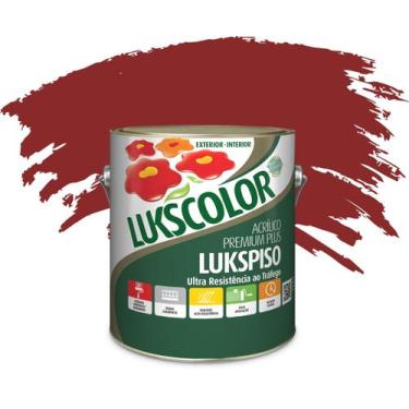 Imagem de Tinta Piso Lukspiso Galão 3,6 Litros Diversas Cores - Lukscolor, VERME