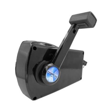 Imagem de Manete de Comando Lateral Universal para Motor Nautico Preto - MFX