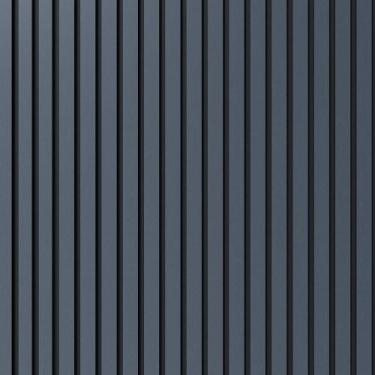 Imagem de Painel Ripado Laminado 10cm Blue Eva Autocolante 10 Metros - Meu Rodap