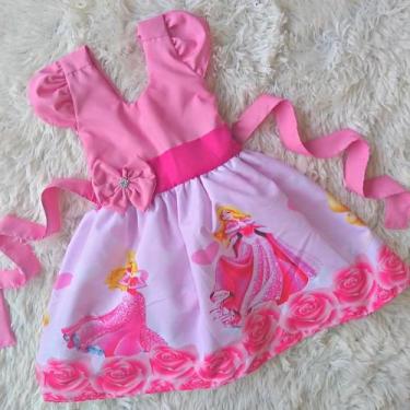 Imagem de Vestido Infantil Temático Simples Bela Adormecida - AUREA, G