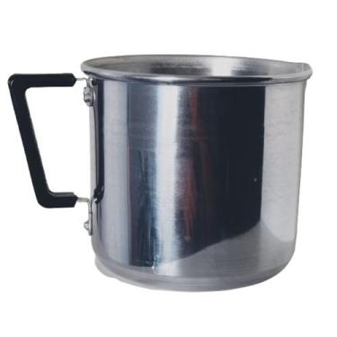 Imagem de Canecão Leiteira Fervedor Simples com bico 1 litro Nr 12 - Alumínio - 