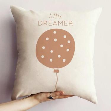 Imagem de Almofada Little Estampada 40x40cm Balão Nude - FASTLAR