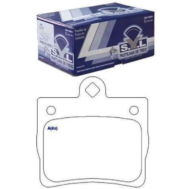 Imagem de Pastilha De Freio Traseira - Sistema Teves - MB C180 93 / MB C200 93 /