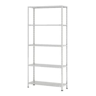 Imagem de Estante de aço bipartida com 06 prateleiras 40cm - MOVEIS VITORINO
