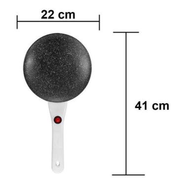 Imagem de Panquequeira Crepeioca Elétrica Revestimento Antiaderente Nf - RAF, Br