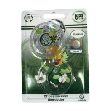 Imagem de Mordedor Chocalho de Time Palmeiras - +6 Meses - Kids Gol