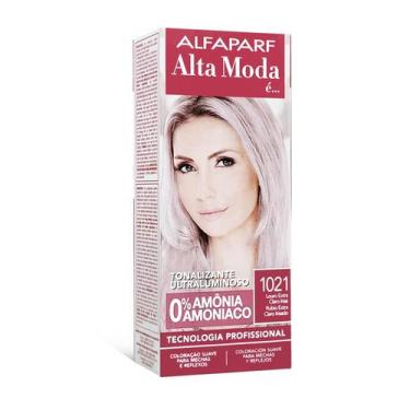 Imagem de Alta Moda Alfaparf Tonalizante 1021 Louro Extra Claro Irisé 120g