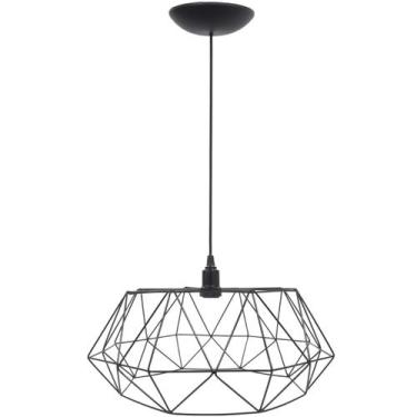 Imagem de Pendente Aramado Estádio Grande Cabo 2M Luminária Lustre Teto Moderno 