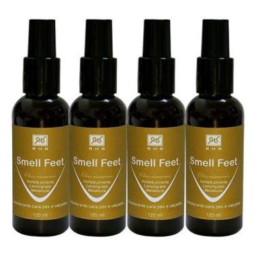 Imagem de Kit 4 Desodorantes com Óleos Essenciais para Pés e Calçados Smell Feet