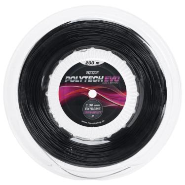 Imagem de Corda Topspin Polytech Evo 16L 1.30mm Rolo com 200 Metros Preta