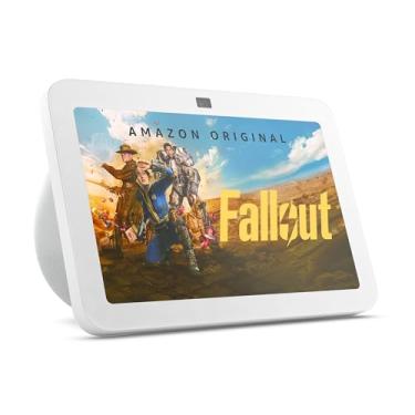 Imagem de Echo Show 8 (Última geração) | Smart display com áudio espacial, hub de casa inteligente e Alexa | Cor Branca