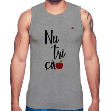 Imagem de Regata Nutrição - Foca na Moda, Cinza, M