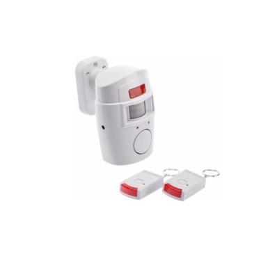 Imagem de Alarme Sem Fio Com Sensor De Presença C/ 2 Controles Sirene 105db - Lu