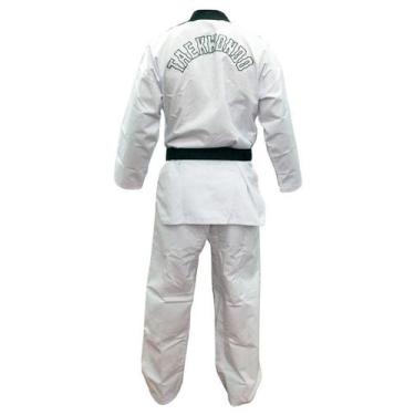 Imagem de Dobok Kimono Canelado Olimpic Taekwondo - Adulto com Faixa - Sung Ja, 