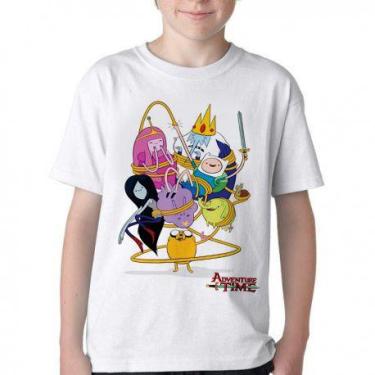 Imagem de Camiseta Infantil ou adulto  Adventure Time  Blusa Criança todos taman