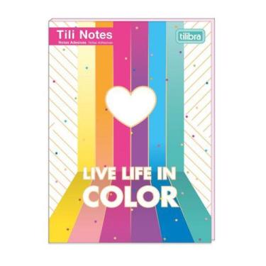 Imagem de Kit bloco adesivo tili notes be nice - tilibra