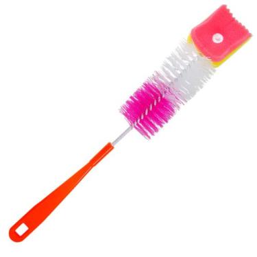 Imagem de Escova Resistente De Lavar Mamadeira Com Esponja - Yun