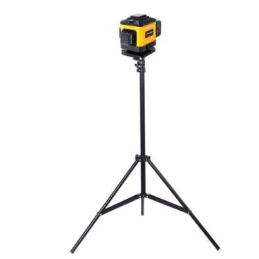 Imagem de Nível Laser 3D Linha Verde Autonivelante 12 Linhas Com Controle Com Tr