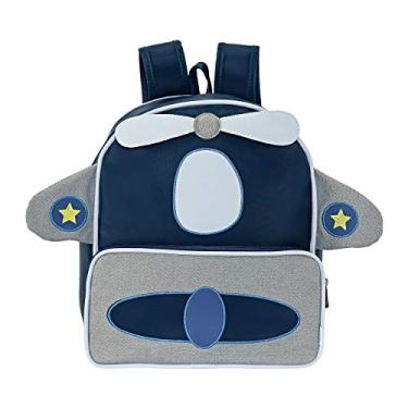 Imagem de Mochila carinhas - aviao, Batistela Baby, Azul marinho