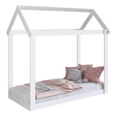 Imagem de Mini Cama Infantil Montessoriana Meu Fofinho A05 Branco - Mpozenato, B
