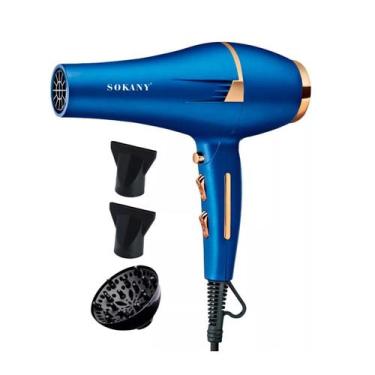 Imagem de Secador Cabelos  Com Difusor Profissional Leve 2400w Pratico - SOKANY,