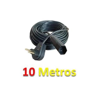 Imagem de Extensao Eletrica 10 Metros 10A/20A Cabo Prolongador PP 2x1,0mm - spee