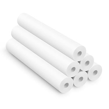 Imagem de Potanro Papel para impressora térmica, papel de impressão A4, papel térmico de secagem rápida, 20 x 58 cm, térmico para impressora portátil (6 rolos)