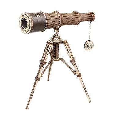 Imagem de Telescópio astronômico modelo de madeira Rokr