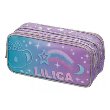 Imagem de Estojo Escolar Duplo Meninas Lilica Ripilica Make A Wish - Luxcel