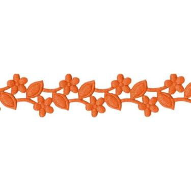 Imagem de Passamanaria Marilda Mod. 416 Ramo de Flor 5 Metros, 125 - LARANJA