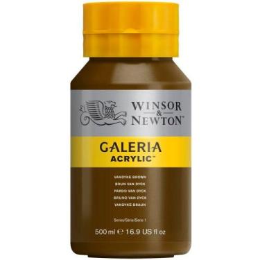 Imagem de Tinta Acrílica Galeria Winsor & Newton Vandyke Brown 500ml