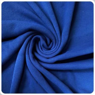 Imagem de Tecido Malha Ribana 2x1 Algodão Liso 1m x 0,50m Tubular - Brás Tecidos
