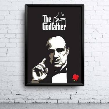 Imagem de Quadro O Poderoso Chefão A4 - Sdesign, 2cm, Madeira, Madeira, Madeira