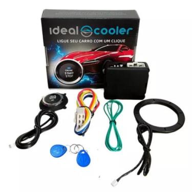 Imagem de Kit Ignição Partida Motor Carro Botão Start Stop Universal - All Serie