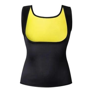 Imagem de Camiseta Modeladora Tecido Inteligente De Neoprene Sem Marcas E Incomo