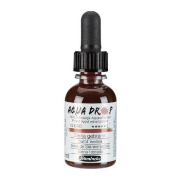 Imagem de Aquarela Líquida Schmincke Aqua Drop 30ml 640 Burnt Sienna