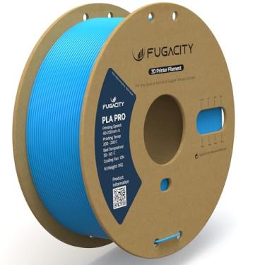 Imagem de Fugacity Filamento PLA PRO 1,75 mm, filamento de impressora 3D azul carretel de 1 kg (N.W 1.0 kg), precisão dimensional +/- 0,02 mm, efeito de impressão aprimorado para a maioria das impressoras 3D