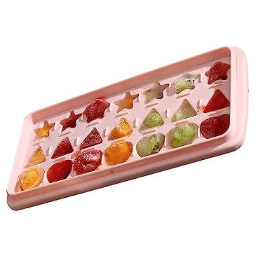 Imagem de Bandeja de Cubos de Gelo Criativa Em Formato de Coração Akozon - Máquina de Fazer Gelo DIY para Uso Doméstico - Moldes de Gelo Modernos e Divertidos para Bebidas - Perfeito para