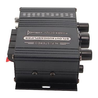 Imagem de Amplificador de Potência 5.0 de Som Claro Liga de Alumínio 12V Universal Car Home
