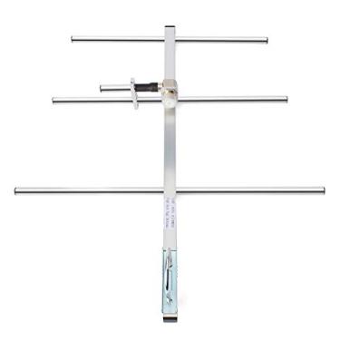 Imagem de TWAYRDIO Antena Yagi externa 7dBi 100W 400-470MHz antena de alto ganho com conector fêmea SL16 para rádio móvel UHF e rádio bidirecional