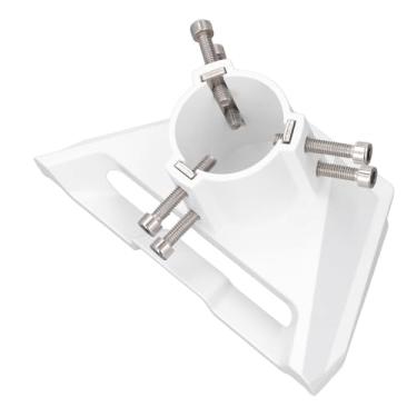 Imagem de Adaptador de Mini Tubo Starlink, Adaptador de Montagem Em Poste de Braçadeira Ajustável para Mini Prato Starlink, Suporte de Placa de Parede de Telhado Satarlink, Suporte