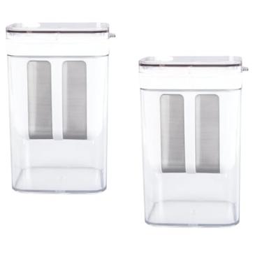 Imagem de Coador de iogurte com malha de aço inoxidável Separador de garrafas a frio de grande capacidade Filtro de iogurte para iogurte grego espesso Leite de soja Bagas (Pacote de 6)