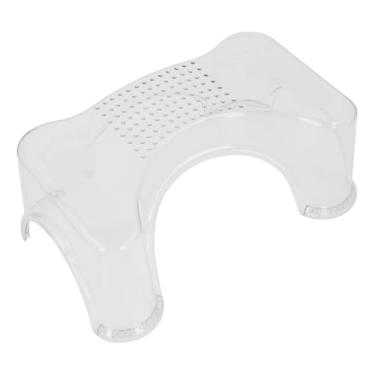 Imagem de Banqueta de Toalete para Crianças, Banquinho de cocô de Cócoras Espessado, Banquinho de Penico de Banheiro Antiderrapante para Escritório Doméstico (Alta transparência)