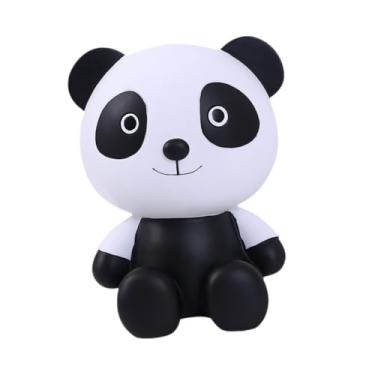 Imagem de Colaxi Cofrinho Panda, Caixa de Armazenamento de Peça Central de Cofrinho, Figura de Mesa, Cofrinho, Caixa de Poupança para Mesa, Sala de Estar, Festa, Casa
