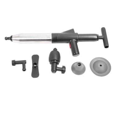 Imagem de Máquina Removedora de Entupimento de Drenagem, Material Robusto, Fácil de Usar, Desentupidor de Drenagem Multifuncional de Alta Pressão para Banheiros, Tubo e Pia Entupidos (BLACK)