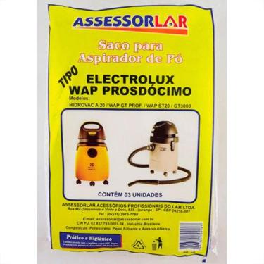 Imagem de Saco Asp De Po Hidrovac A20 C/3 - ASSESSORLAR
