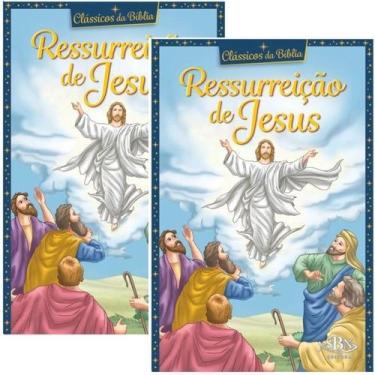 Imagem de Combo 2 Livros Clássicos da Bíblia: Ressurreição de Jesus  Infantil  S
